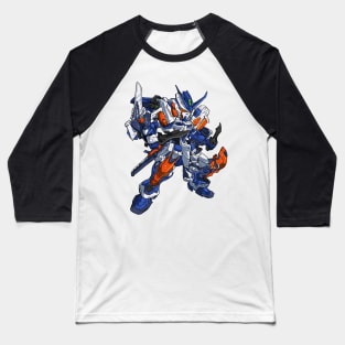 Astray Blue Frame Gundam Deform Baseball T-Shirt